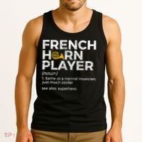 French Horn Player Definition Funny French Horn Tank Top thumb 3