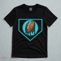 Football Home Plate Drip Ice Cream Football T-Shirt thumb 5
