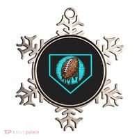 Football Home Plate Drip Ice Cream Football Ornament thumb 0