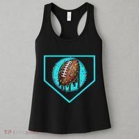 Football Home Plate Drip Ice Cream Football Women's Tank Top thumb 3