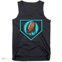 Football Home Plate Drip Ice Cream Football Tank Top thumb 0