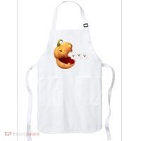 Funny Halloween Pumpkin Eating Ghost Apron thumb 0