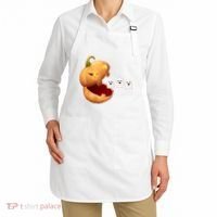 Funny Halloween Pumpkin Eating Ghost Apron thumb 2