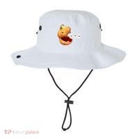 Funny Halloween Pumpkin Eating Ghost Bucket Hat thumb 0