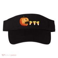 Funny Halloween Pumpkin Jack O Lantern Eating Candy Corn Visor thumb 0