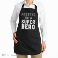 Funny Halloween Pretend I'm A Superhero Costume Apron thumb 2