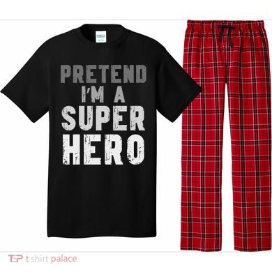 Funny Halloween Pretend I'm A Superhero Costume Pajama Set