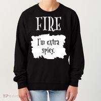 Fire Hot Packet Halloween Taco Im Extra Spicy Costume Women's Sweatshirt thumb 0
