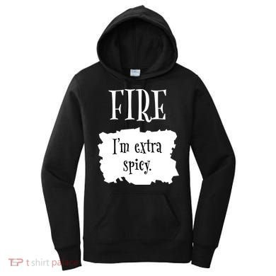 Fire Hot Packet Halloween Taco Im Extra Spicy Costume Women's Hoodie