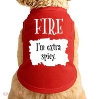 Fire Hot Packet Halloween Taco Im Extra Spicy Costume Doggie Tank thumb 0