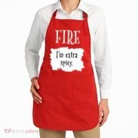 Fire Hot Packet Halloween Taco Im Extra Spicy Costume Apron thumb 2