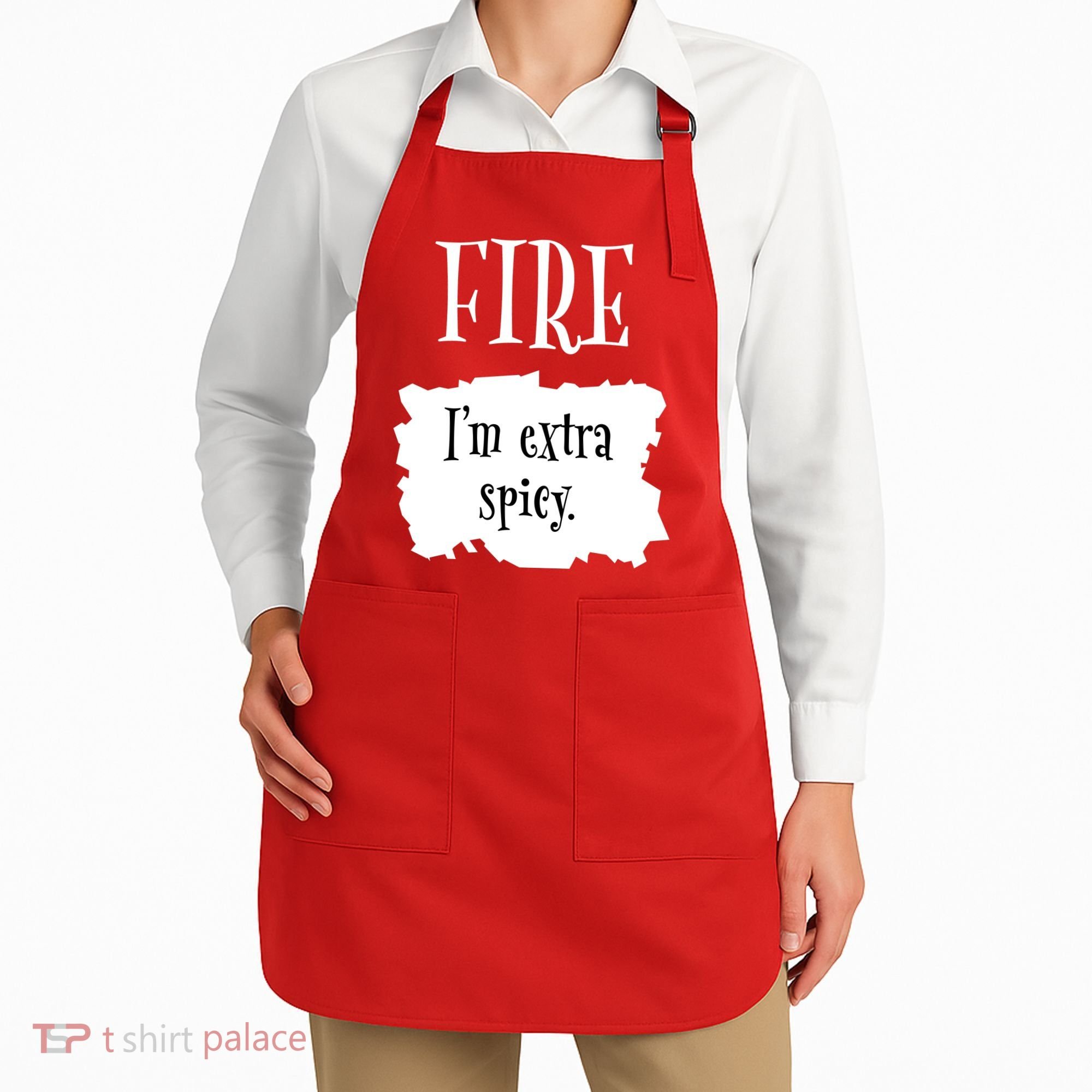 Fire Hot Packet Halloween Taco Im Extra Spicy Costume Apron
