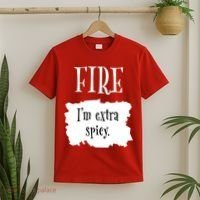 Fire Hot Packet Halloween Taco Im Extra Spicy Costume T-Shirt thumb 2