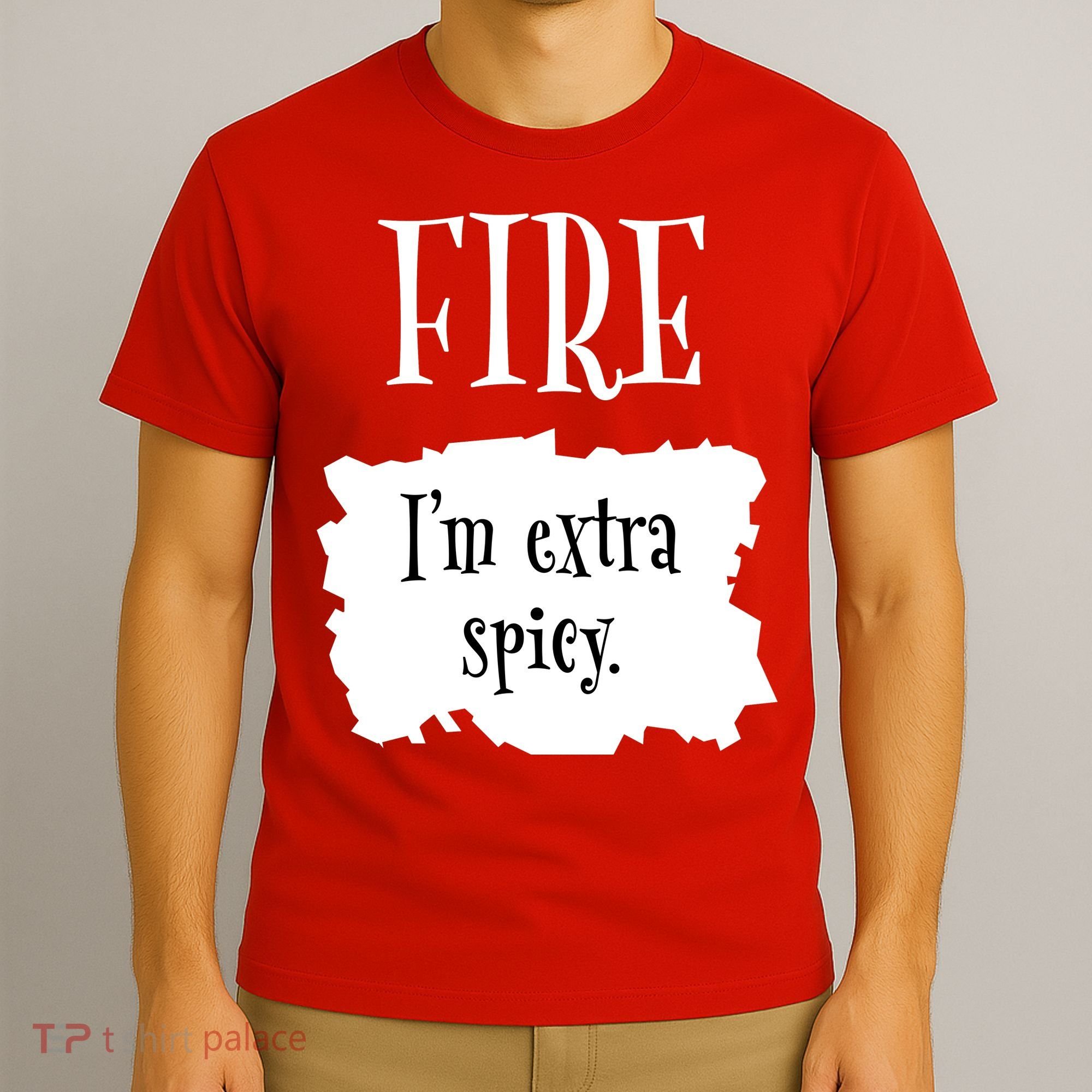 Fire Hot Packet Halloween Taco Im Extra Spicy Costume T-Shirt