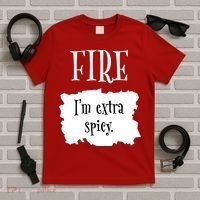 Fire Hot Packet Halloween Taco Im Extra Spicy Costume T-Shirt thumb 5