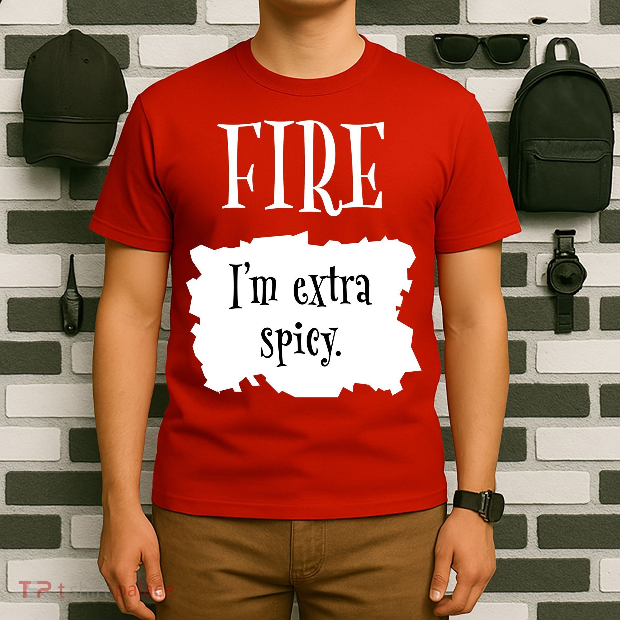 Fire Hot Packet Halloween Taco Im Extra Spicy Costume T-Shirt