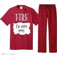 Fire Hot Packet Halloween Taco Im Extra Spicy Costume Pajama Set thumb 0