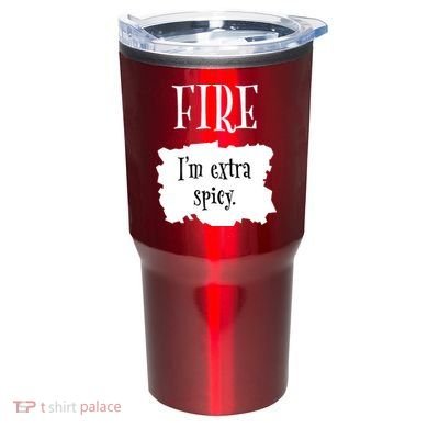 Fire Hot Packet Halloween Taco Im Extra Spicy Costume Tumbler