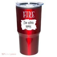 Fire Hot Packet Halloween Taco Im Extra Spicy Costume Tumbler thumb 0