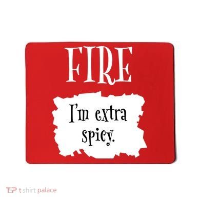 Fire Hot Packet Halloween Taco Im Extra Spicy Costume Mousepad