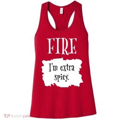 Fire Hot Packet Halloween Taco Im Extra Spicy Costume Women's Tank Top