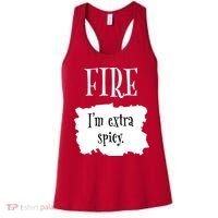 Fire Hot Packet Halloween Taco Im Extra Spicy Costume Women's Tank Top thumb 0