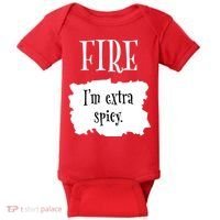 Fire Hot Packet Halloween Taco Im Extra Spicy Costume Baby Bodysuit thumb 0