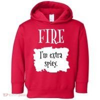 Fire Hot Packet Halloween Taco Im Extra Spicy Costume Toddler Hoodie thumb 0