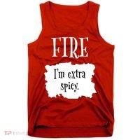 Fire Hot Packet Halloween Taco Im Extra Spicy Costume Tank Top thumb 0