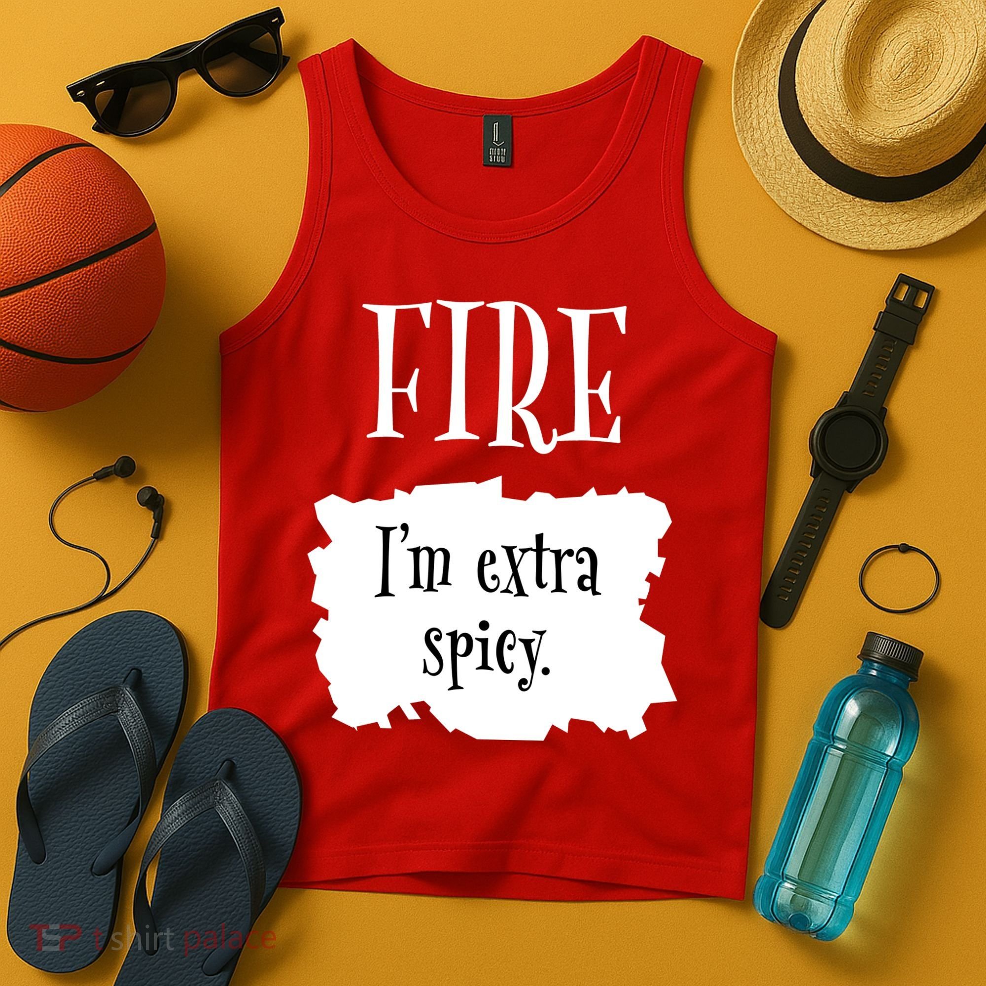 Fire Hot Packet Halloween Taco Im Extra Spicy Costume Tank Top