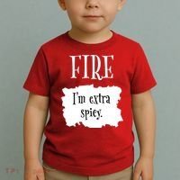 Fire Hot Packet Halloween Taco Im Extra Spicy Costume Toddler T-Shirt thumb 2