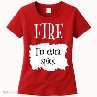 Fire Hot Packet Halloween Taco Im Extra Spicy Costume Women's T-Shirt thumb 0