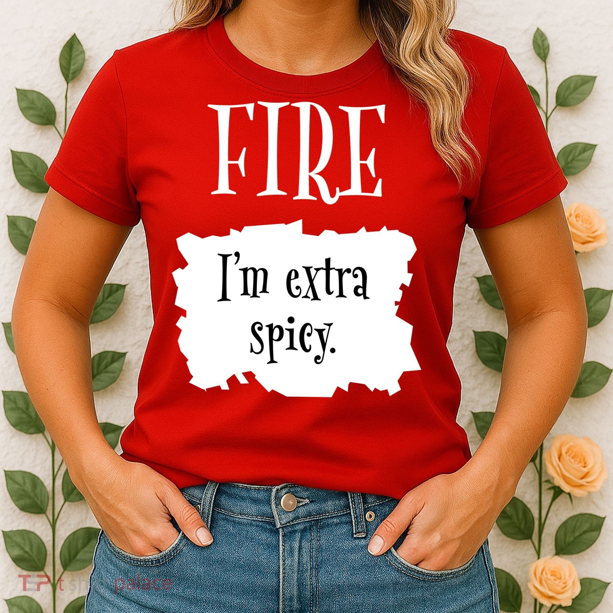 Fire Hot Packet Halloween Taco Im Extra Spicy Costume Women's T-Shirt