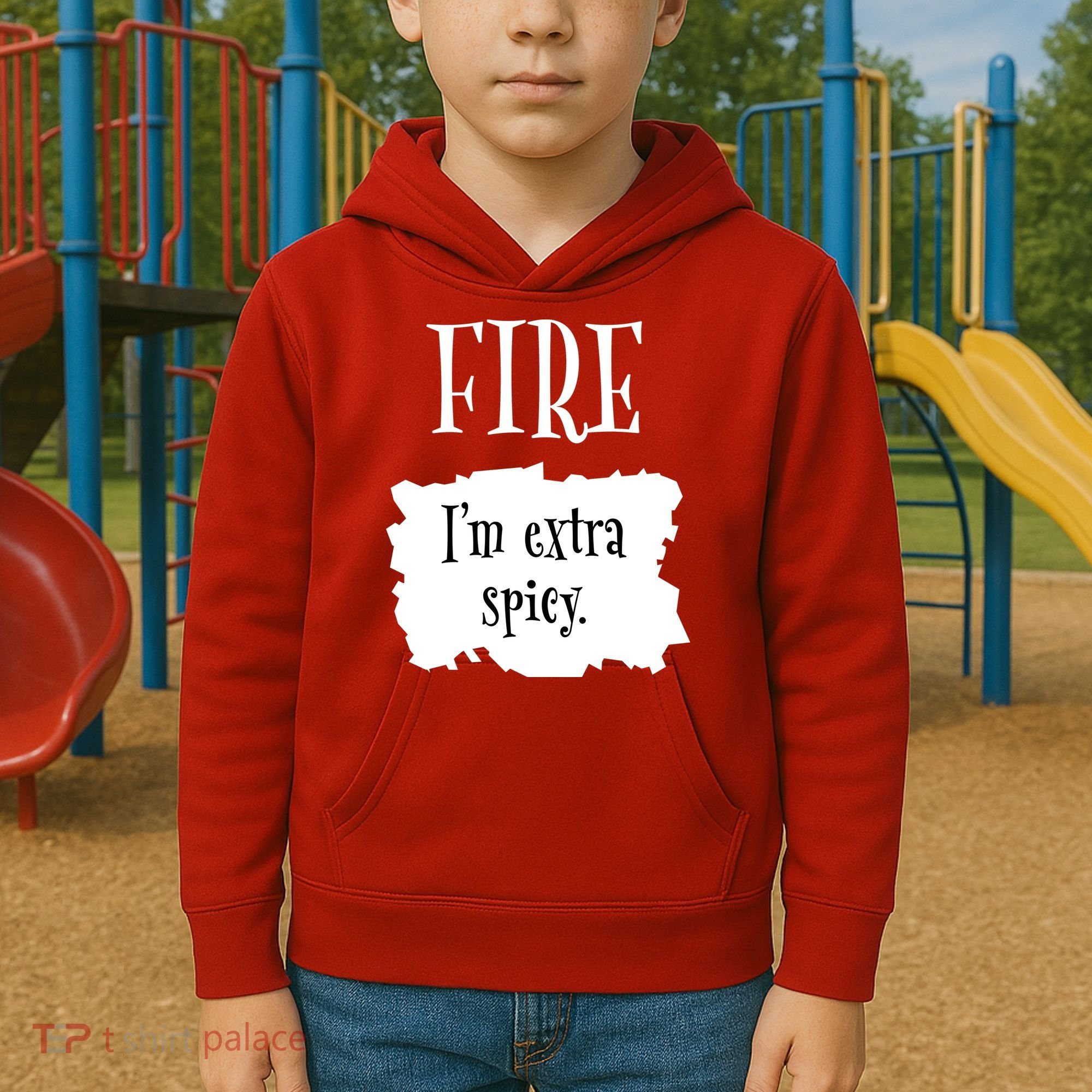 Fire Hot Packet Halloween Taco Im Extra Spicy Costume Kids Hoodie