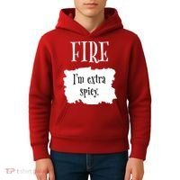 Fire Hot Packet Halloween Taco Im Extra Spicy Costume Kids Hoodie thumb 4