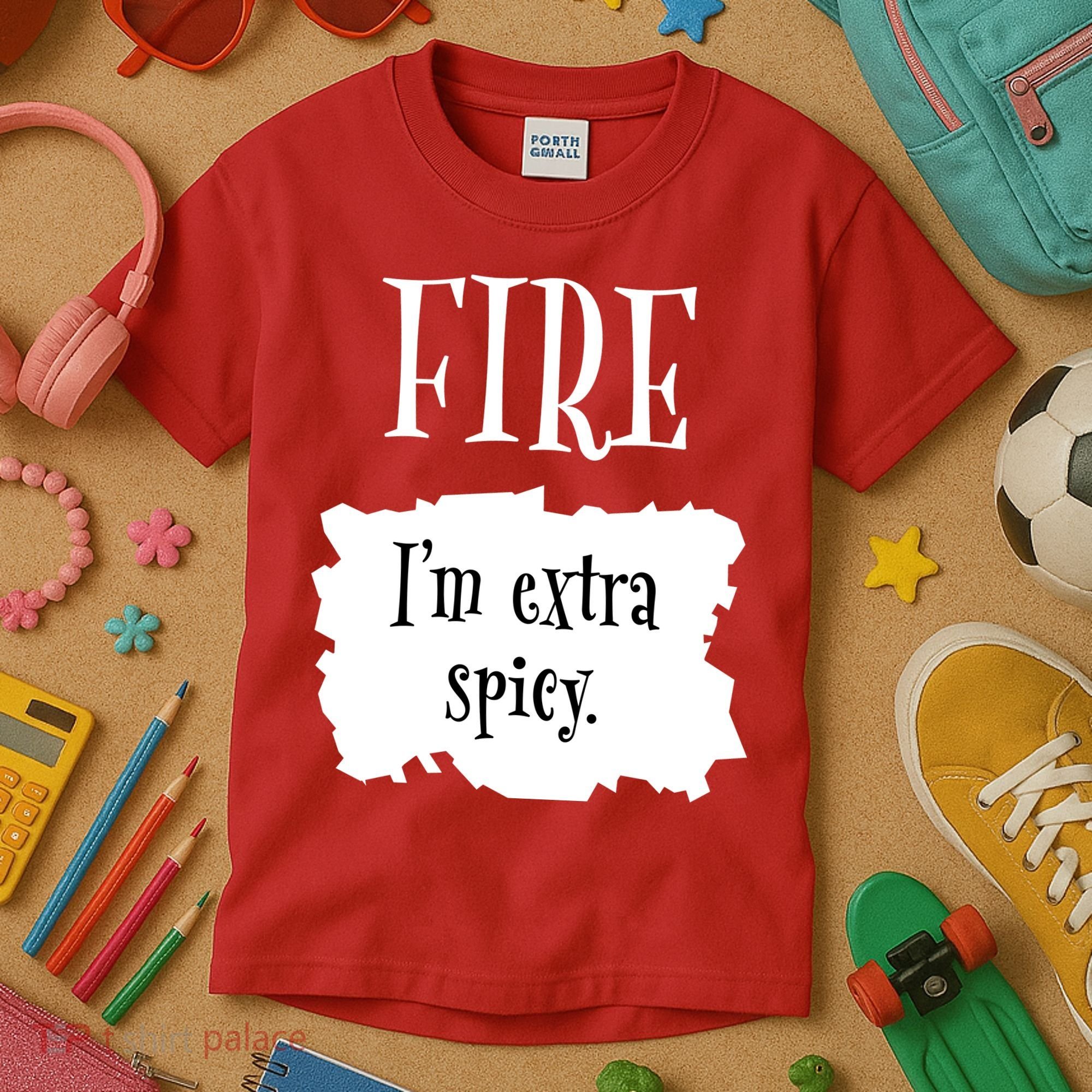 Fire Hot Packet Halloween Taco Im Extra Spicy Costume Kids T-Shirt