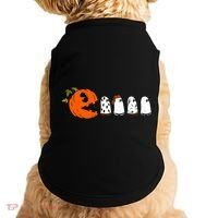 Funny Halloween Pumpkin Ghosts Retro Gamer Doggie Tank thumb 0