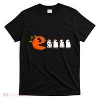Funny Halloween Pumpkin Ghosts Retro Gamer T-Shirt thumb 0