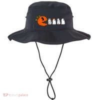 Funny Halloween Pumpkin Ghosts Retro Gamer Bucket Hat thumb 0