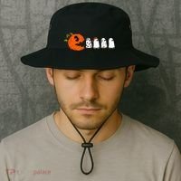 Funny Halloween Pumpkin Ghosts Retro Gamer Bucket Hat thumb 2