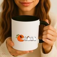 Funny Halloween Pumpkin Ghosts Retro Gamer Coffee Mug thumb 3