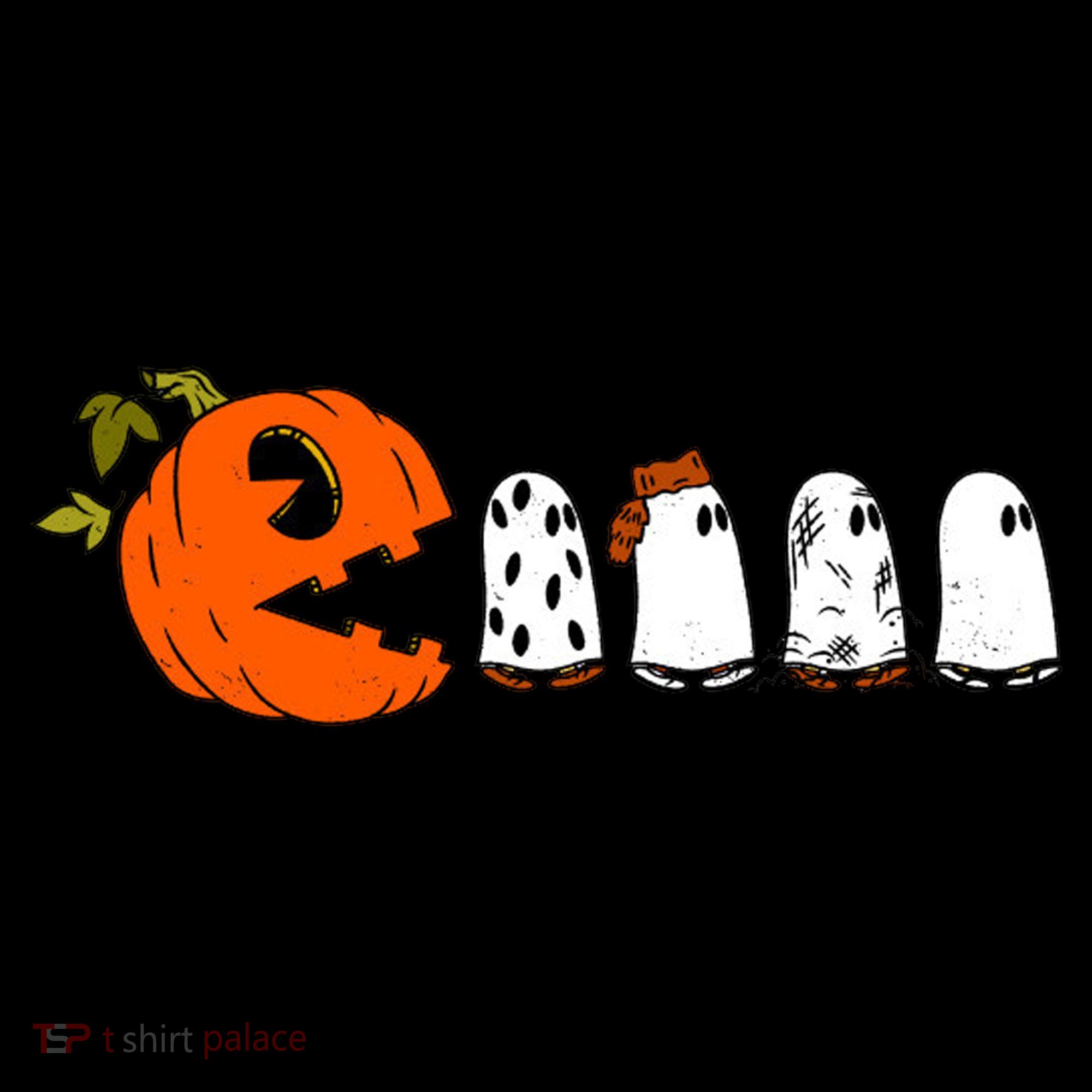 Funny Halloween Pumpkin Ghosts Retro Gamer Coffee Mug