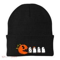 Funny Halloween Pumpkin Ghosts Retro Gamer Beanie thumb 0