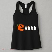 Funny Halloween Pumpkin Ghosts Retro Gamer Women's Tank Top thumb 3