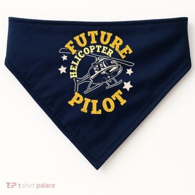 Future Helicopter Pilot USA-Made Doggie Bandana