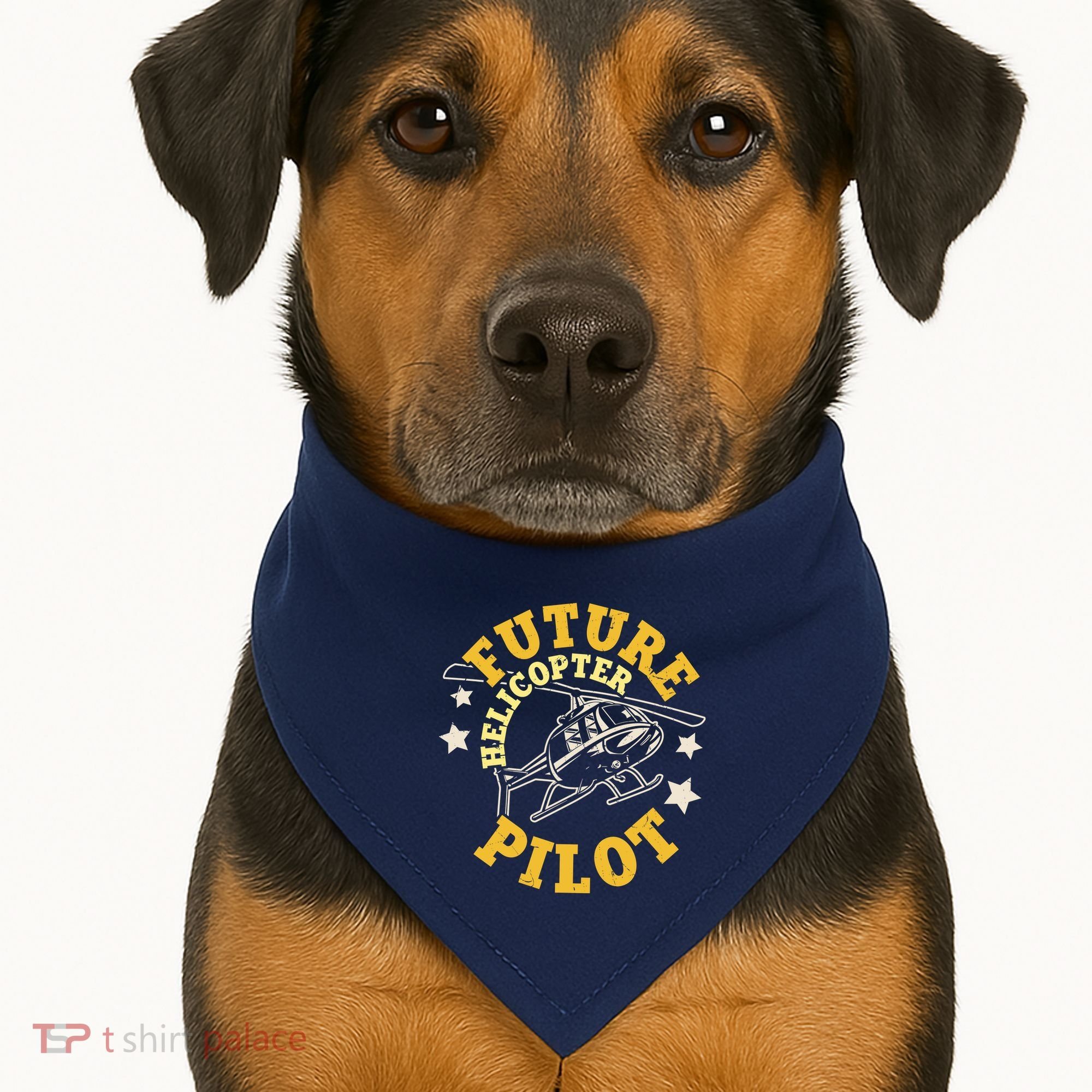 Future Helicopter Pilot USA-Made Doggie Bandana