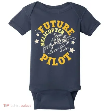 Future Helicopter Pilot Baby Bodysuit