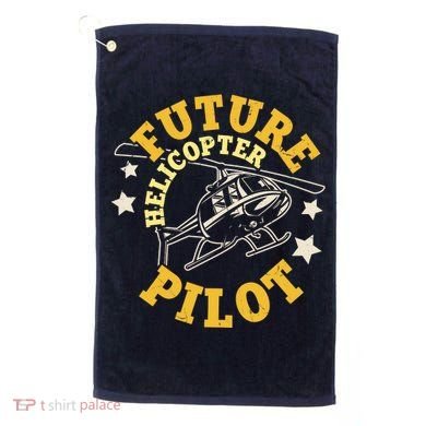 Future Helicopter Pilot Golf Towel