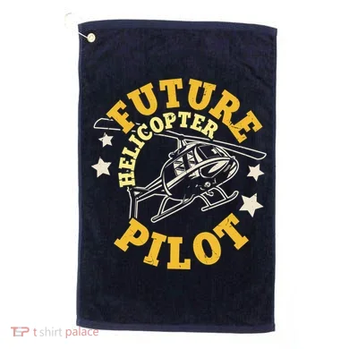 Future Helicopter Pilot Golf Towel