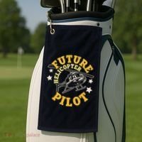 Future Helicopter Pilot Golf Towel thumb 2